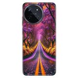 Realme Realme 11 4G ile Uyumlu Silikon Kılıf, Gizli Yol Temalı Desenli, Darbe Emici, Çok Renkli
