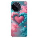 Realme Realme 11 4G ile Uyumlu Silikon Kılıf, Kalp Atışım Temalı Desenli, Darbe Emici