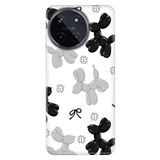 Realme Realme 11 4G ile Uyumlu Silikon Kılıf, Köpek Balonlar Temalı Desenli, Darbe Emici
