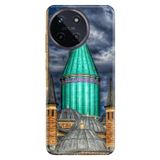Realme Realme 11 4G ile Uyumlu Silikon Kılıf, Mevlana Türbesi Temalı Desenli, Darbe Emici, Çok Renkli