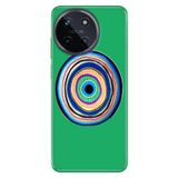 Realme Realme 11 4G ile Uyumlu Silikon Kılıf, Nazarlardan Korusun Temalı Desenli, Darbe Emici, Çok Renkli