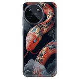 Realme Realme 11 4G ile Uyumlu Silikon Kılıf, Snake 0999 Temalı Desenli, Darbe Emici