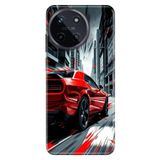 Realme Realme 11 4G ile Uyumlu Silikon Kılıf, Son Sürat Temalı Desenli, Darbe Emici