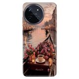 Realme Realme 11 4G ile Uyumlu Silikon Kılıf, Venedik Temalı Desenli, Darbe Emici, Çok Renkli