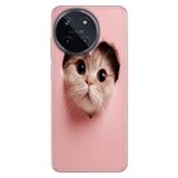 Realme Realme 11 4G ile Uyumlu Silikon Kılıf, Yaramaz Kedi Temalı Desenli, Darbe Emici