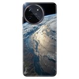 Realme Realme 11 4G ile Uyumlu Silikon Kılıf, Yer Küre Temalı Desenli, Darbe Emici, Çok Renkli