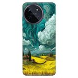 Realme Realme 11 4G ile Uyumlu Toscana Temalı Desenli Darbe Emici Silikon Kılıf, Çok Renkli