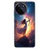 Realme Realme 11 4G ile Uyumlu Yay Burcu Temalı Desenli Darbe Emici Silikon Kılıf, Çok Renkli