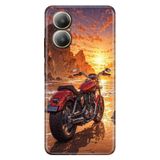 Realme Realme 12 Lite ile Uyumlu Chopp Temalı Desenli Darbe Emici Silikon Kılıf, Çok Renkli