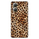 Realme Realme 12 Lite ile Uyumlu Kılıf, Afrika Leopar Temalı Desenli, Darbe Emici Silikon