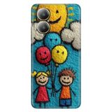 Realme Realme 12 Lite ile Uyumlu Kılıf, Çocuk Olmak Temalı Desenli, Darbe Emici Silikon