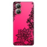 Realme Realme 12 Lite ile Uyumlu Kılıf, Dantel Mandala Desenli, Silikon, Darbe Emici