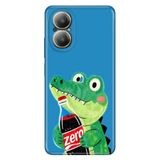 Realme Realme 12 Lite ile Uyumlu Kılıf, Diyet Temalı Desenli, Darbe Emici Silikon