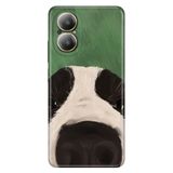 Realme Realme 12 Lite ile Uyumlu Kılıf, Dog Temalı Desenli, Darbe Emici Silikon, Çok Renkli
