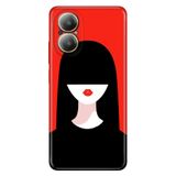 Realme Realme 12 Lite ile Uyumlu Kılıf, Ekol Kız Temalı Desenli, Darbe Emici Silikon