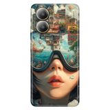 Realme Realme 12 Lite ile Uyumlu Kılıf, Farklı Bakış Temalı Desenli, Darbe Emici Silikon