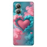 Realme Realme 12 Lite ile Uyumlu Kılıf, Kalp Atışım Temalı Desenli, Darbe Emici Silikon