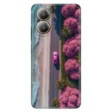 Realme Realme 12 Lite ile Uyumlu Kılıf, Kız Kıza Tatil Temalı Desenli, Darbe Emici Silikon