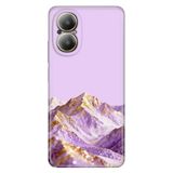 Realme Realme 12 Lite ile Uyumlu Kılıf, Kristal Tepe Temalı Desenli, Darbe Emici Silikon