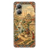Realme Realme 12 Lite ile Uyumlu Kılıf, Osmanlı 1453 Temalı Desenli, Darbe Emici Silikon