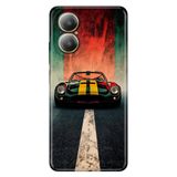 Realme Realme 12 Lite ile Uyumlu Kılıf, Race Classico Temalı Desenli, Darbe Emici Silikon