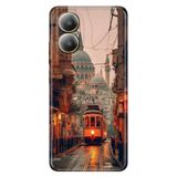 Realme Realme 12 Lite ile Uyumlu Kılıf, Taksimde Bir Gün Temalı Desenli, Darbe Emici Silikon, Çok Renkli