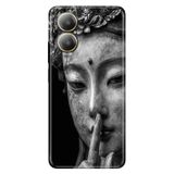 Realme Realme 12 Lite ile Uyumlu Silikon Kılıf, Asia Temalı Desenli, Darbe Emici, Çok Renkli