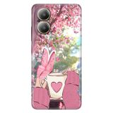 Realme Realme 12 Lite ile Uyumlu Silikon Kılıf, Coffee Temalı Desenli, Darbe Emici