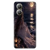 Realme Realme 12 Lite ile Uyumlu Silikon Kılıf, Seni Beklerwen Temalı Desenli, Darbe Emici, Çok Renkli