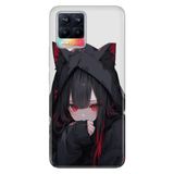 Realme Realme 8 Pro ile Uyumlu Anime Wmn Temalı Desenli Darbe Emici Silikon Kılıf, Çok Renkli