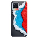 Realme Realme 8 Pro ile Uyumlu Atenn Temalı Desenli Darbe Emici Silikon Kılıf, Çok Renkli