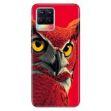 Realme Realme 8 Pro ile Uyumlu Baykuş5050 Temalı Desenli Darbe Emici Silikon Kılıf