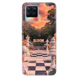 Realme Realme 8 Pro ile Uyumlu Bloom Temalı Desenli Darbe Emici Silikon Kılıf, Çok Renkli