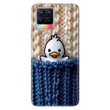 Realme Realme 8 Pro ile Uyumlu Duck Duck Temalı Desenli Darbe Emici Silikon Kılıf, Çok Renkli