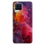 Realme Realme 8 Pro ile Uyumlu Kılıf, Işıklı Gökyüzü Temalı Desenli, Darbe Emici Silikon