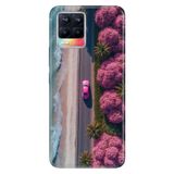 Realme Realme 8 Pro ile Uyumlu Kılıf, Kız Kıza Tatil Temalı Desenli, Darbe Emici Silikon