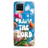 Realme Realme 8 Pro ile Uyumlu Kılıf, Praise Temalı Desenli, Darbe Emici Silikon