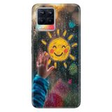 Realme Realme 8 Pro ile Uyumlu Kılıf, Sunshine Temalı Desenli, Darbe Emici Silikon