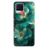 Realme Realme 8 Pro ile Uyumlu Silikon Kılıf, Çiçek Temalı Desenli, Darbe Emici, Çok Renkli