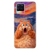 Realme Realme 8 Pro ile Uyumlu Silikon Kılıf, Dombili Temalı Desenli, Darbe Emici, Çok Renkli