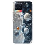 Realme Realme 8 Pro ile Uyumlu Silikon Kılıf, Komşu Gezegenler Temalı Desenli, Darbe Emici, Çok Renkli