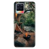 Realme Realme 8 Pro ile Uyumlu Silikon Kılıf, Sen Ben ve Burası Temalı Desenli, Darbe Emici, Çok Renkli