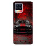 Realme Realme 8 Pro ile Uyumlu Silikon Kılıf, Yakışıklı Araba Temalı Desenli, Darbe Emici, Çok Renkli
