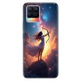 Realme Realme 8 Pro ile Uyumlu Yay Burcu Temalı Desenli Darbe Emici Silikon Kılıf, Çok Renkli