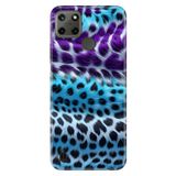 Realme Realme C21Y - C25Y ile Uyumlu Crocos Temalı Desenli Darbe Emici Silikon Kılıf, Çok Renkli