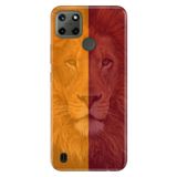 Realme Realme C21Y - C25Y ile Uyumlu Gltsry Temalı Desenli Darbe Emici Silikon Kılıf, Çok Renkli