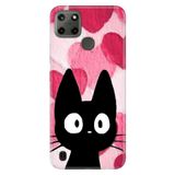 Realme Realme C21Y - C25Y ile Uyumlu Kılıf, Cat-Love Temalı Desenli, Darbe Emici Silikon