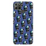 Realme Realme C21Y - C25Y ile Uyumlu Kılıf, Cracked Skull Temalı Desenli, Darbe Emici Silikon