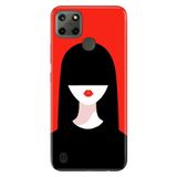 Realme Realme C21Y - C25Y ile Uyumlu Kılıf, Ekol Kız Temalı Desenli, Darbe Emici Silikon