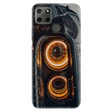 Realme Realme C21Y - C25Y ile Uyumlu Kılıf, Far Temalı Desenli, Darbe Emici Silikon